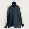 NIKE　ナイキ　トラックジャケット/ジャージ　黒　白　ブラック　ホワイト　Lサイズ　古着