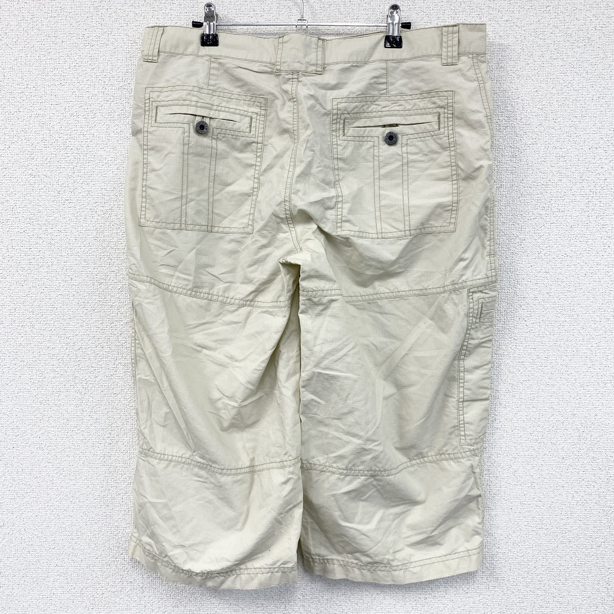 L.L.Bean　エルエルビーン　カーゴハーフパンツ　ベージュ　35サイズ　古着