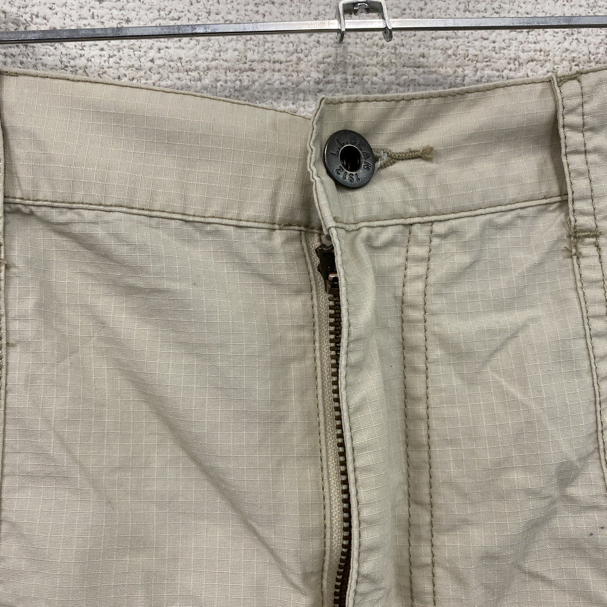 L.L.Bean　エルエルビーン　カーゴハーフパンツ　ベージュ　35サイズ　古着