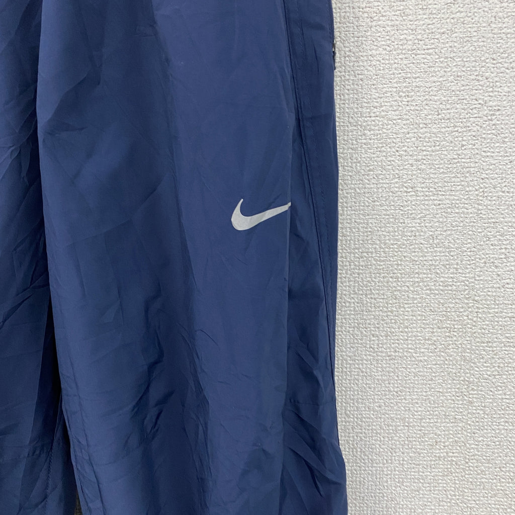 NIKE　ナイキ　ピステパンツ/ウィンドパンツ　トラックパンツ　スウッシュ　紺　ネイビー　Lサイズ　古着