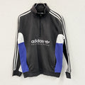 adidas　アディダス　ハーフジップスウェット/トレーナー　黒　ブラック　Sサイズ　古着