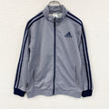 adidas　アディダス　トラックジャケット/ジャージ　紺　ネイビー　160サイズ　古着