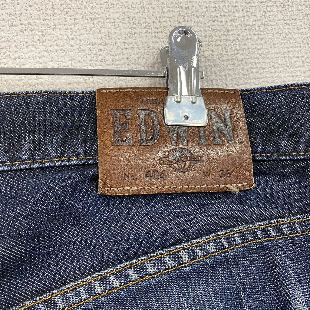 EDWIN　エドウィン　404　デニムパンツ/ジーンズ　ジップフライ　インディゴ　W36サイズ　古着