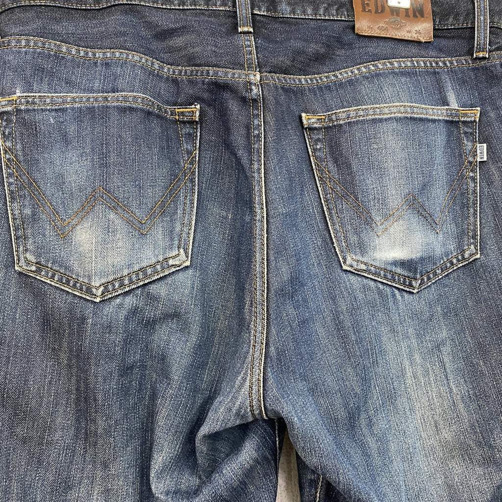 EDWIN　エドウィン　404　デニムパンツ/ジーンズ　ジップフライ　インディゴ　W36サイズ　古着