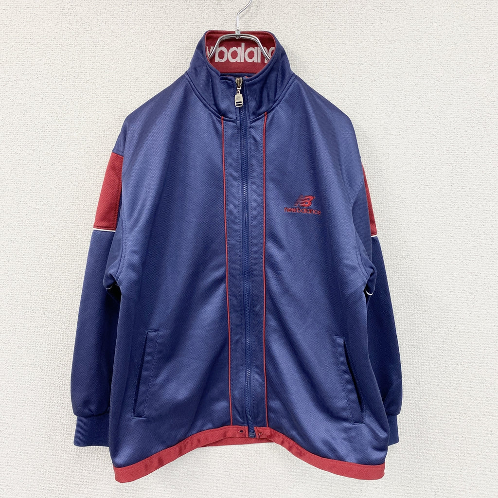 new balance　ニューバランス　トラックジャケット/ジャージ　紺　ネイビー　Mサイズ　古着