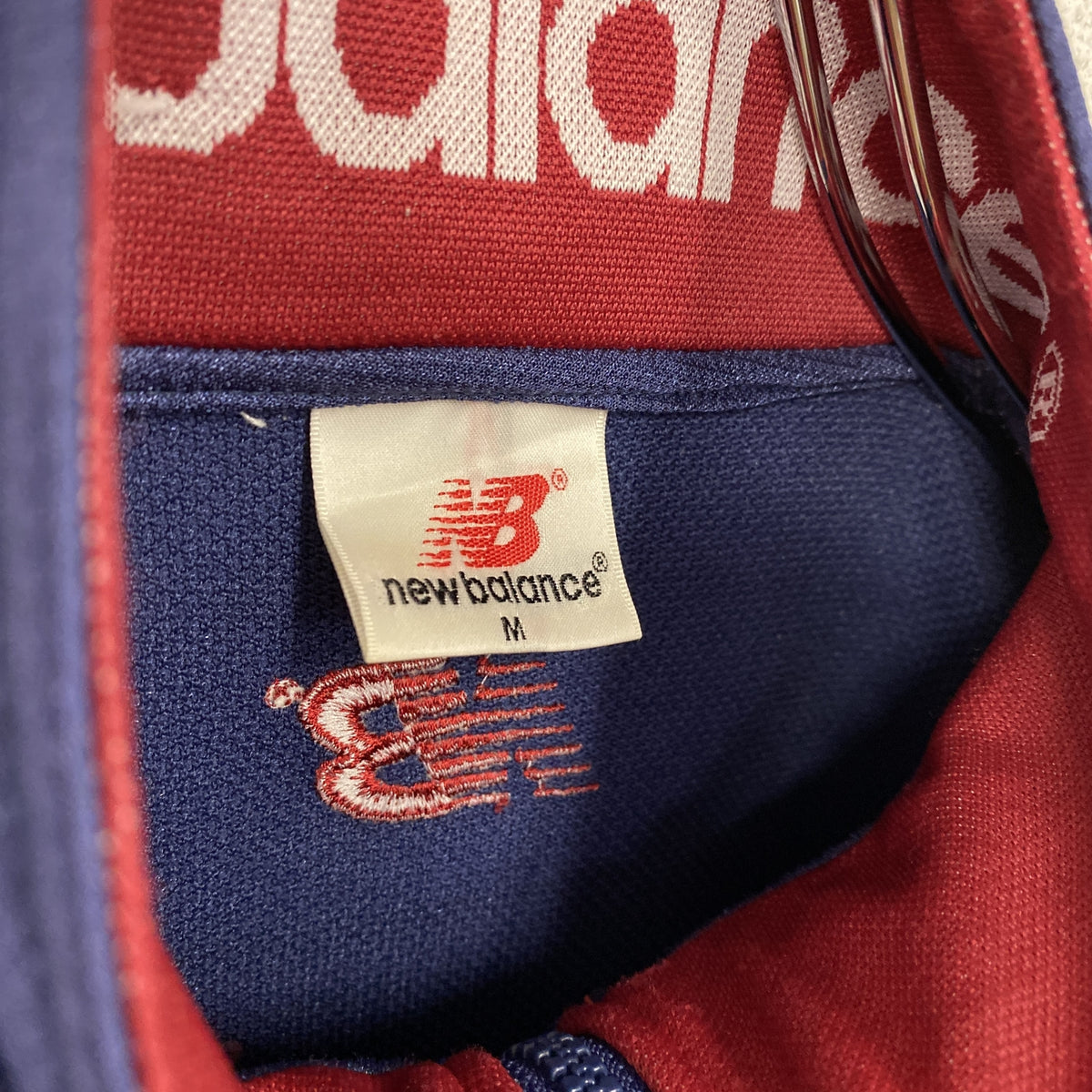 new balance　ニューバランス　トラックジャケット/ジャージ　紺　ネイビー　Mサイズ　古着