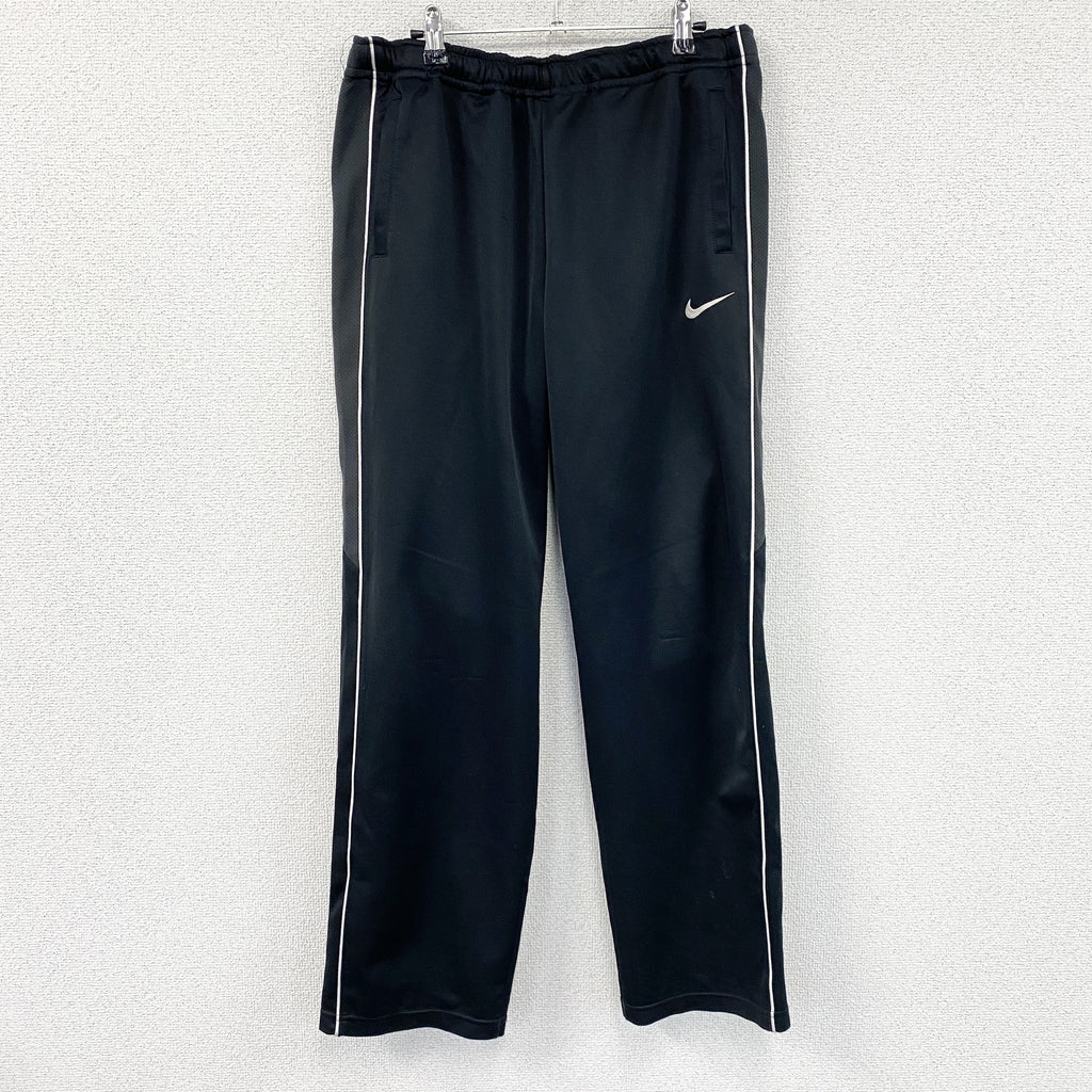 NIKE　ナイキ　DRI-FIT　ジャージ　トラックパンツ　スウッシュ　黒　ブラック　XLサイズ　古着