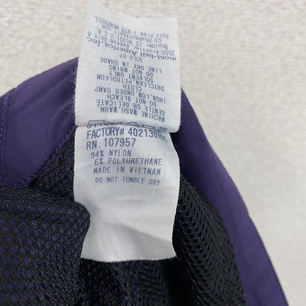 Mont-bell　モンベル　ストレッチパンツ　アウトドアパンツ　紫　パープル　古着