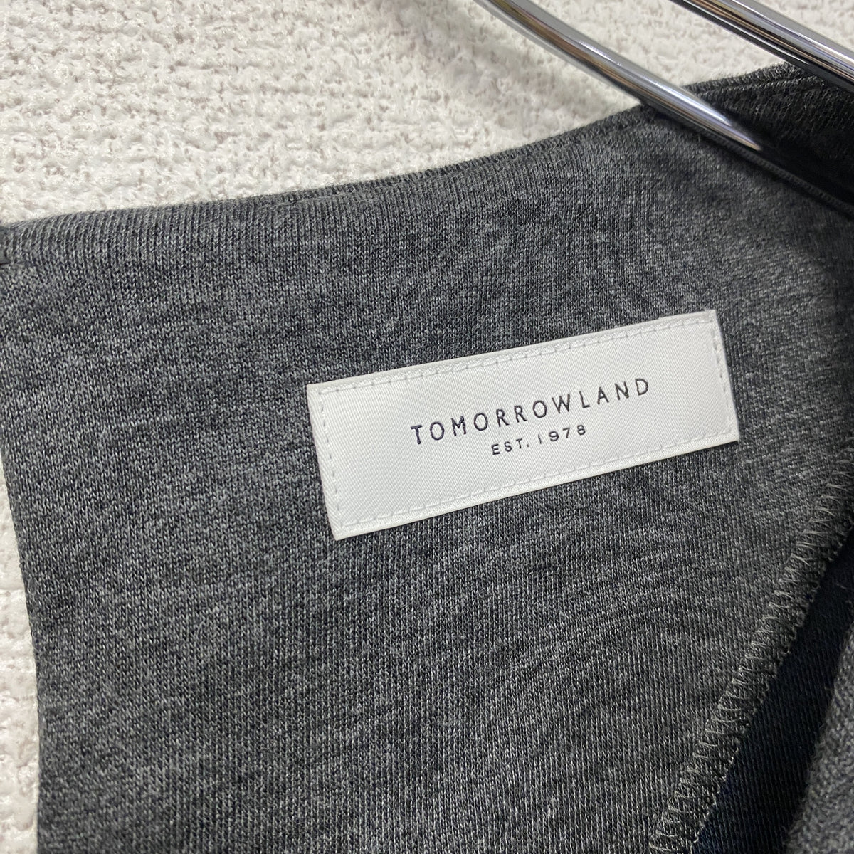 TOMORROWLAND　トゥモローランド　ワンピース　グレー　36サイズ　古着