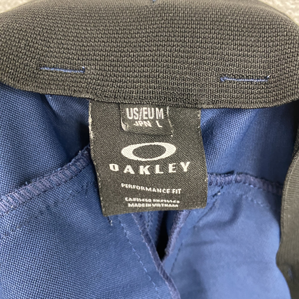 OAKLEY　オークリー　スラックスパンツ　ジップフライ　紺　ネイビー　Mサイズ　古着