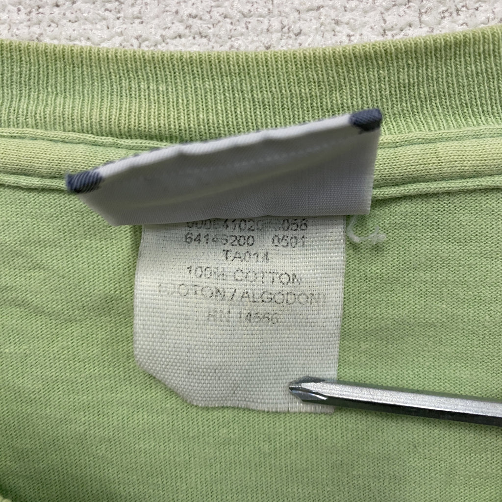 Lee　リー　半袖プリントTシャツ　黄緑　ライトグリーン　古着