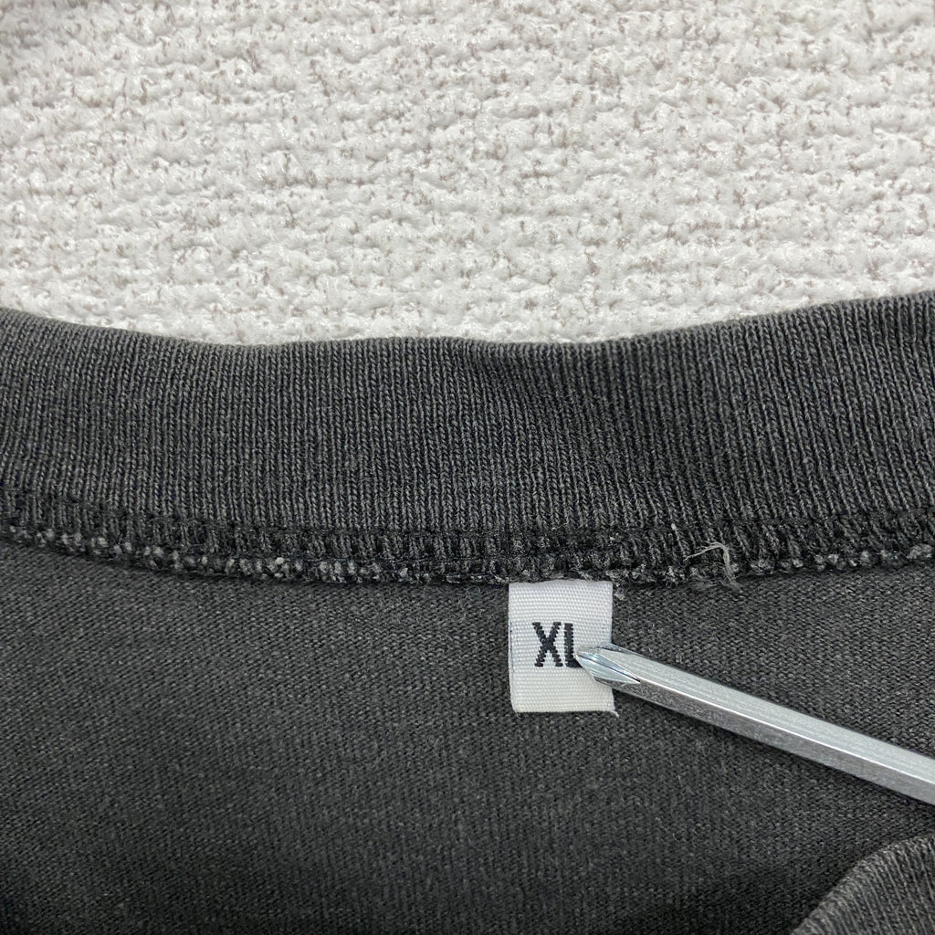 KING'S CORNER　半袖プリントTシャツ　黒　ブラック　XLサイズ　古着