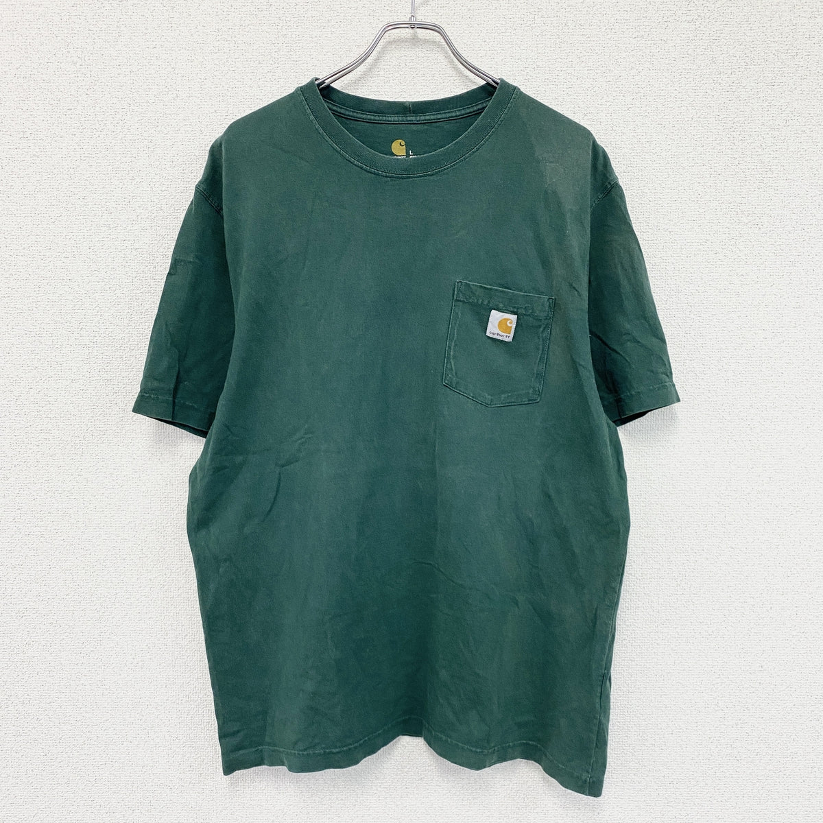 Carhartt　カーハート　半袖Tシャツ　緑　グリーン　Lサイズ　古着
