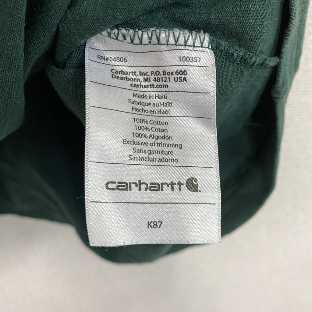 Carhartt　カーハート　半袖Tシャツ　緑　グリーン　Lサイズ　古着