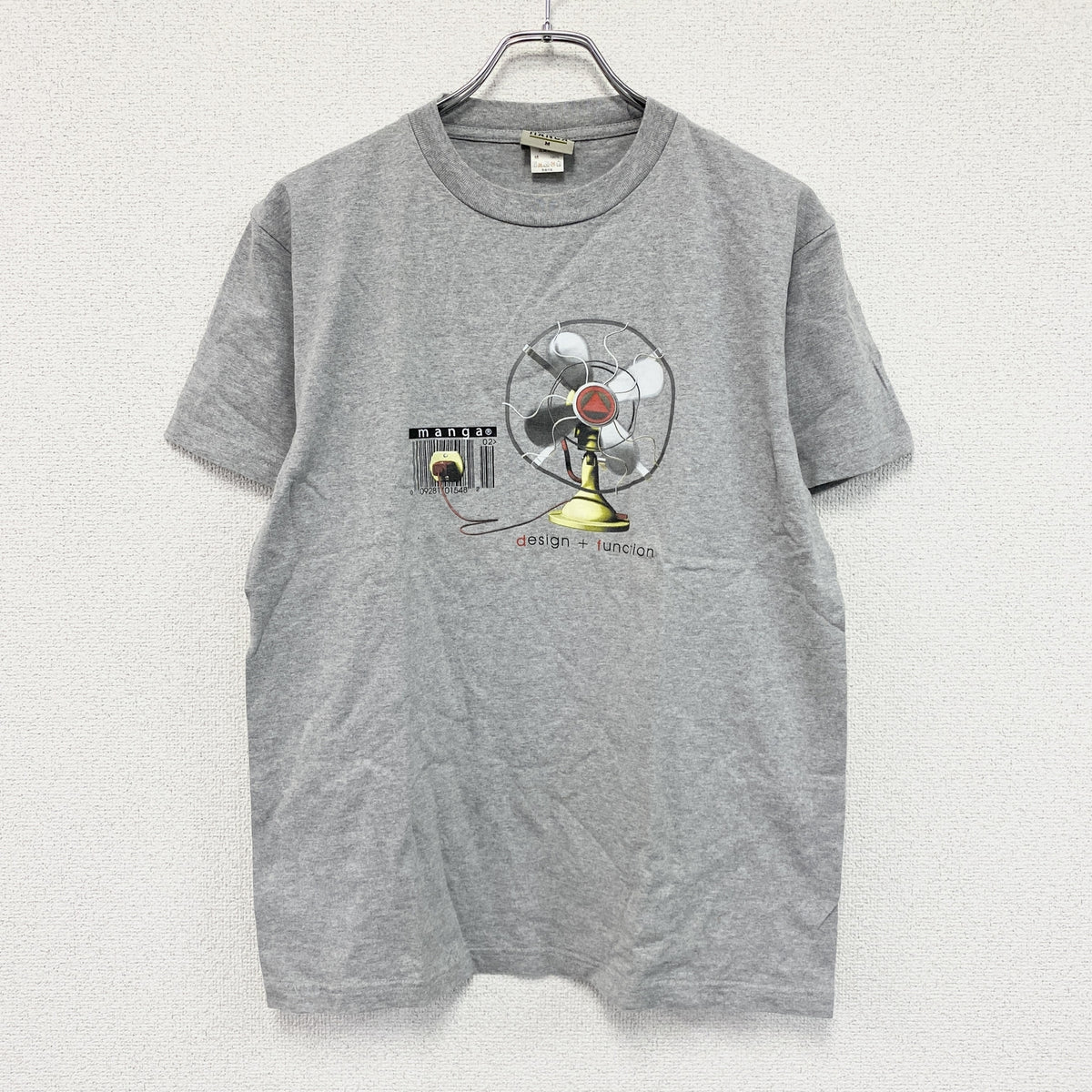 MANGA STREET CLOTHING　半袖プリントTシャツ　グレー　Mサイズ　古着