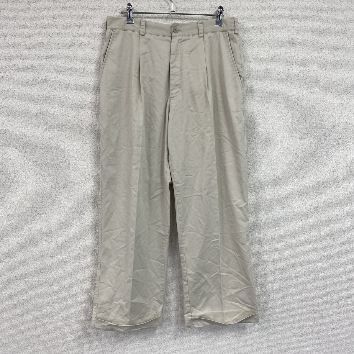 NIKE　ナイキ　チノパンツ　ジップフライ　ベージュ　80‐95サイズ　古着