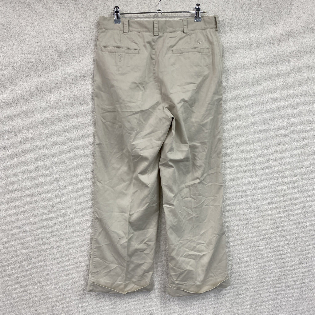 NIKE　ナイキ　チノパンツ　ジップフライ　ベージュ　80‐95サイズ　古着