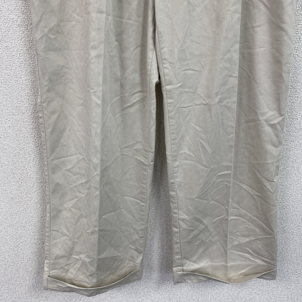 NIKE　ナイキ　チノパンツ　ジップフライ　ベージュ　80‐95サイズ　古着