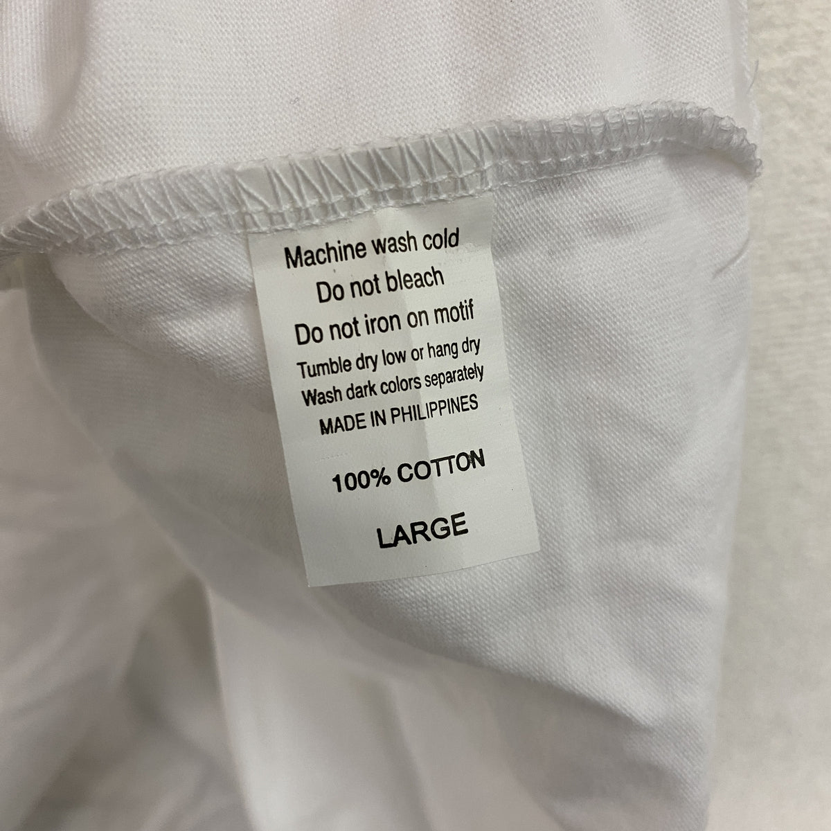 Hard Rock　ハードロック　半袖プリントTシャツ　白　ホワイト　Lサイズ　古着