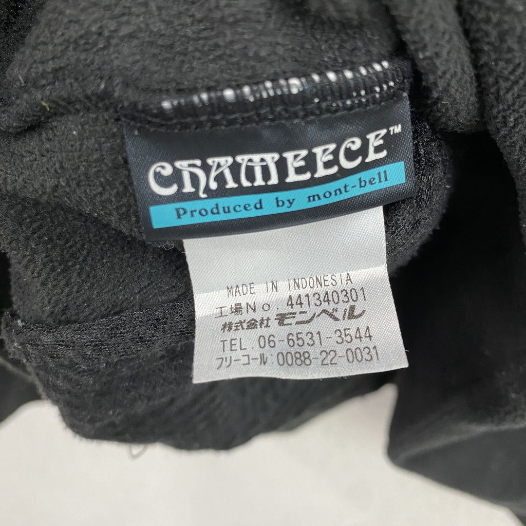 mont-bel　モンベル　フルジップフリースジャケット　黒　ブラック　Mサイズ　古着