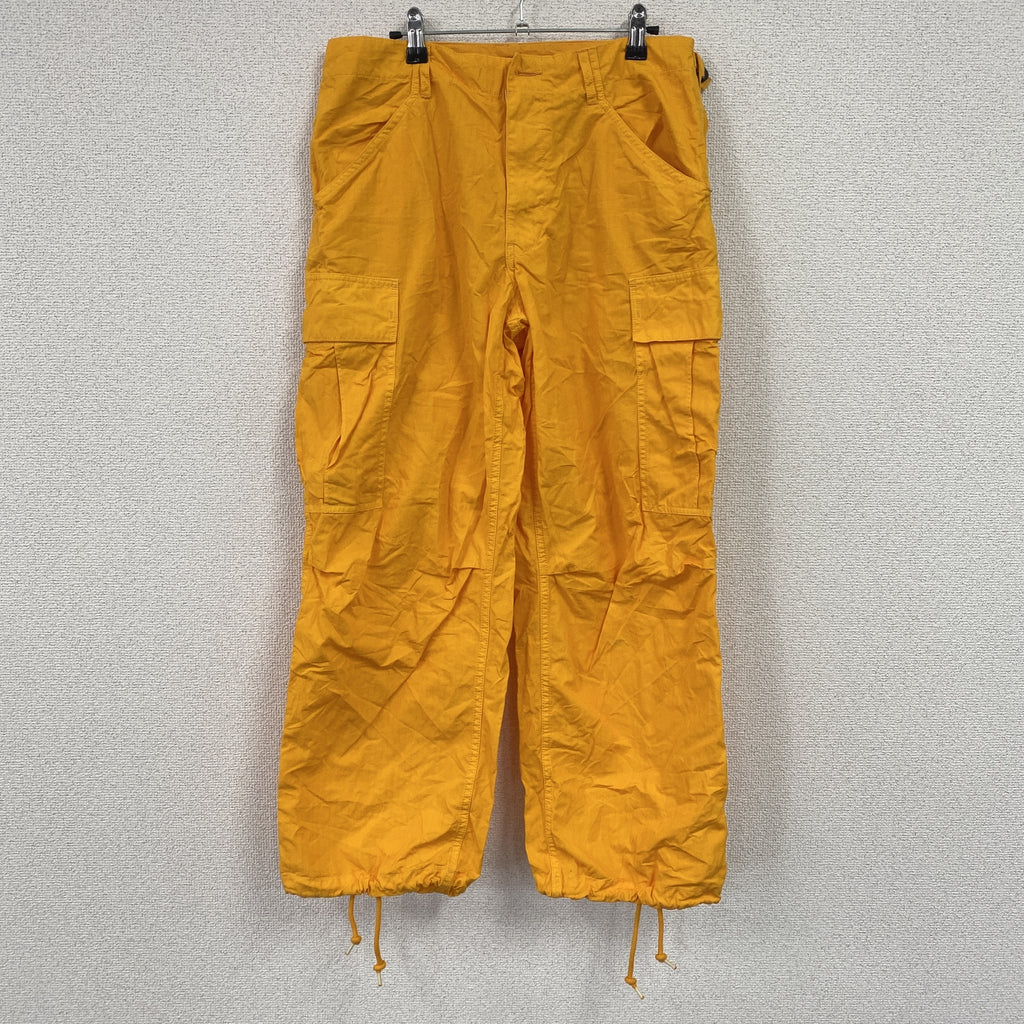 BEAMS　ビームス　カーゴパンツ　ジップフライ　オレンジ　Mサイズ　古着