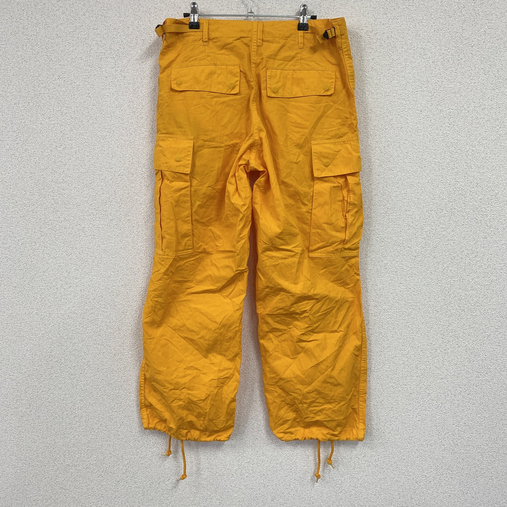 BEAMS　ビームス　カーゴパンツ　ジップフライ　オレンジ　Mサイズ　古着