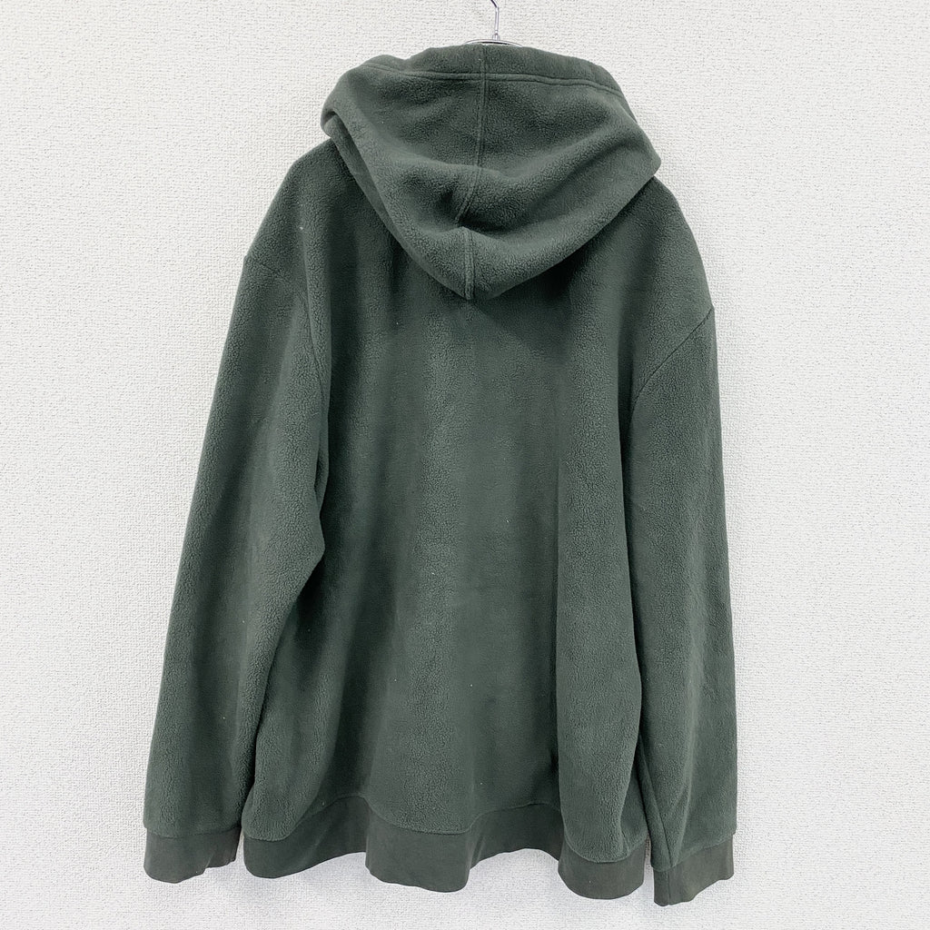 GAP　ギャップ　フリースパーカー/フーディー　緑　グリーン　XLサイズ　古着