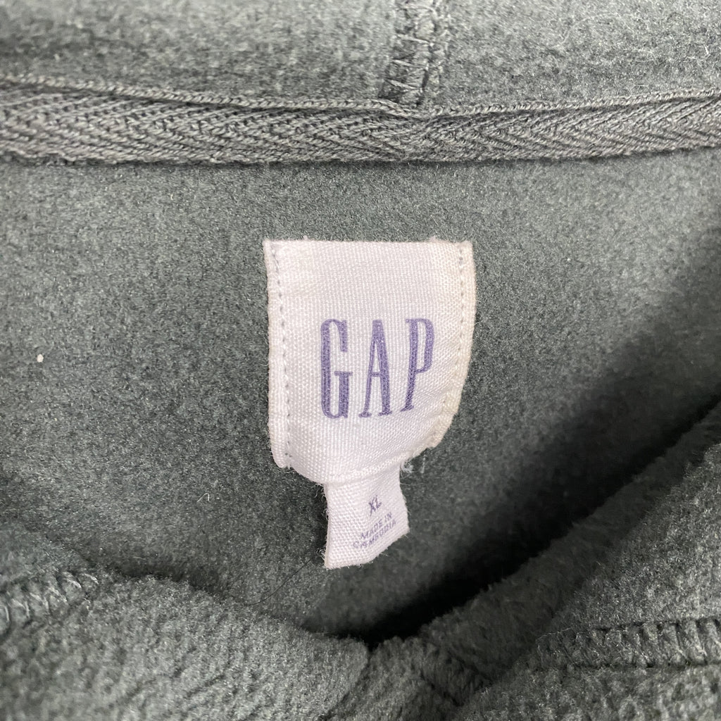 GAP　ギャップ　フリースパーカー/フーディー　緑　グリーン　XLサイズ　古着
