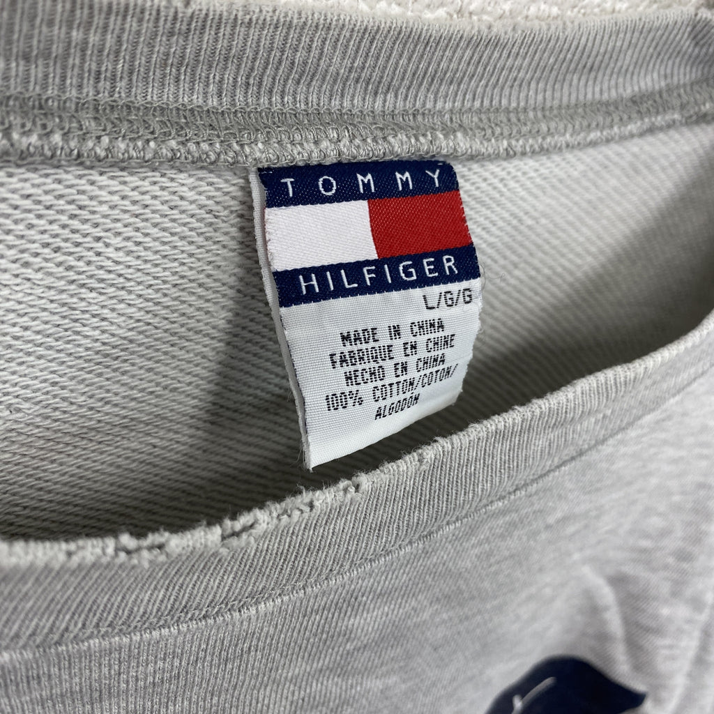 TOMMY HILFIGER　トミーヒルフィガー　スウェット/トレーナー　グレー　Lサイズ　古着