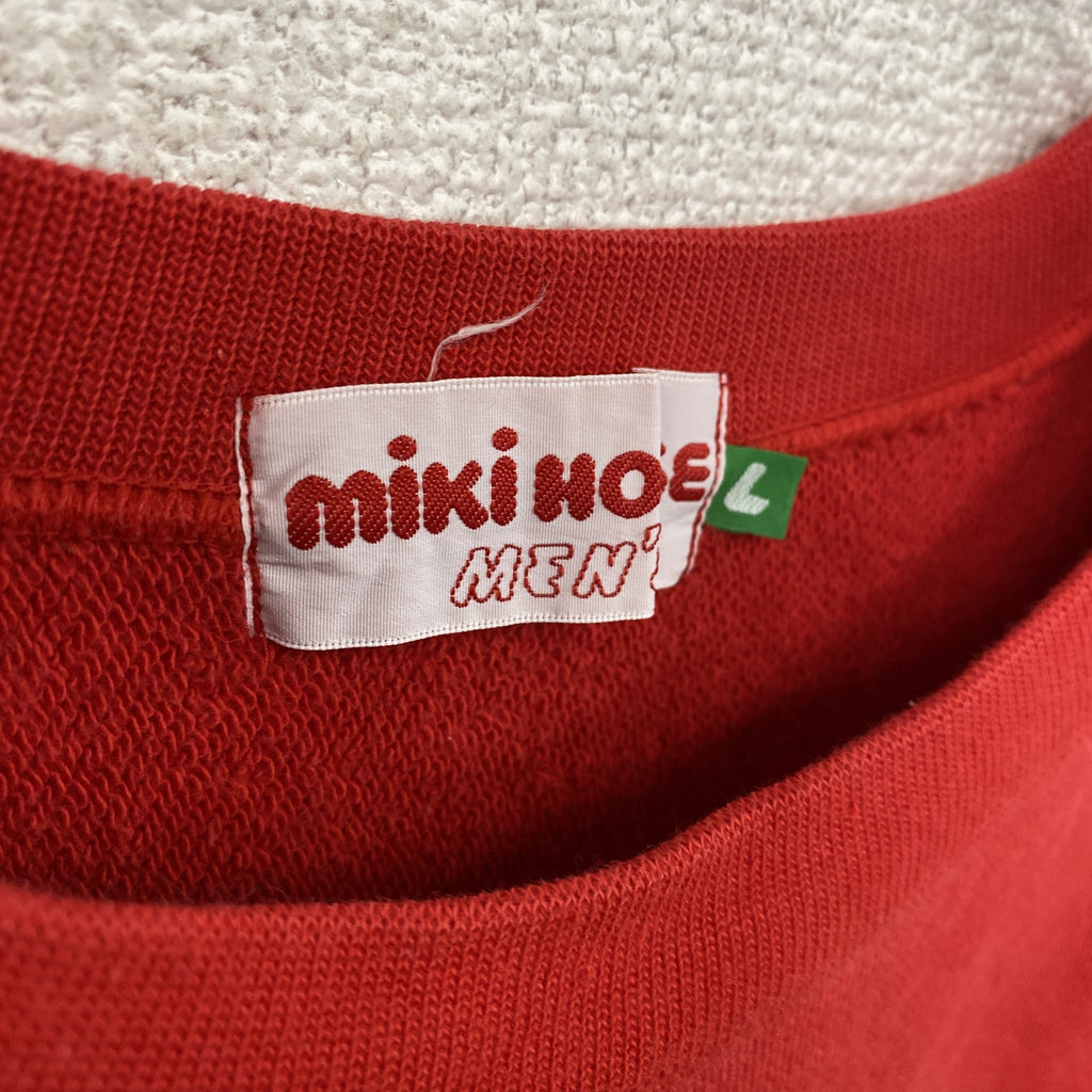 MIKIHOUSE　ミキハウス　スウェット/トレーナー　赤　レッド　Lサイズ　古着