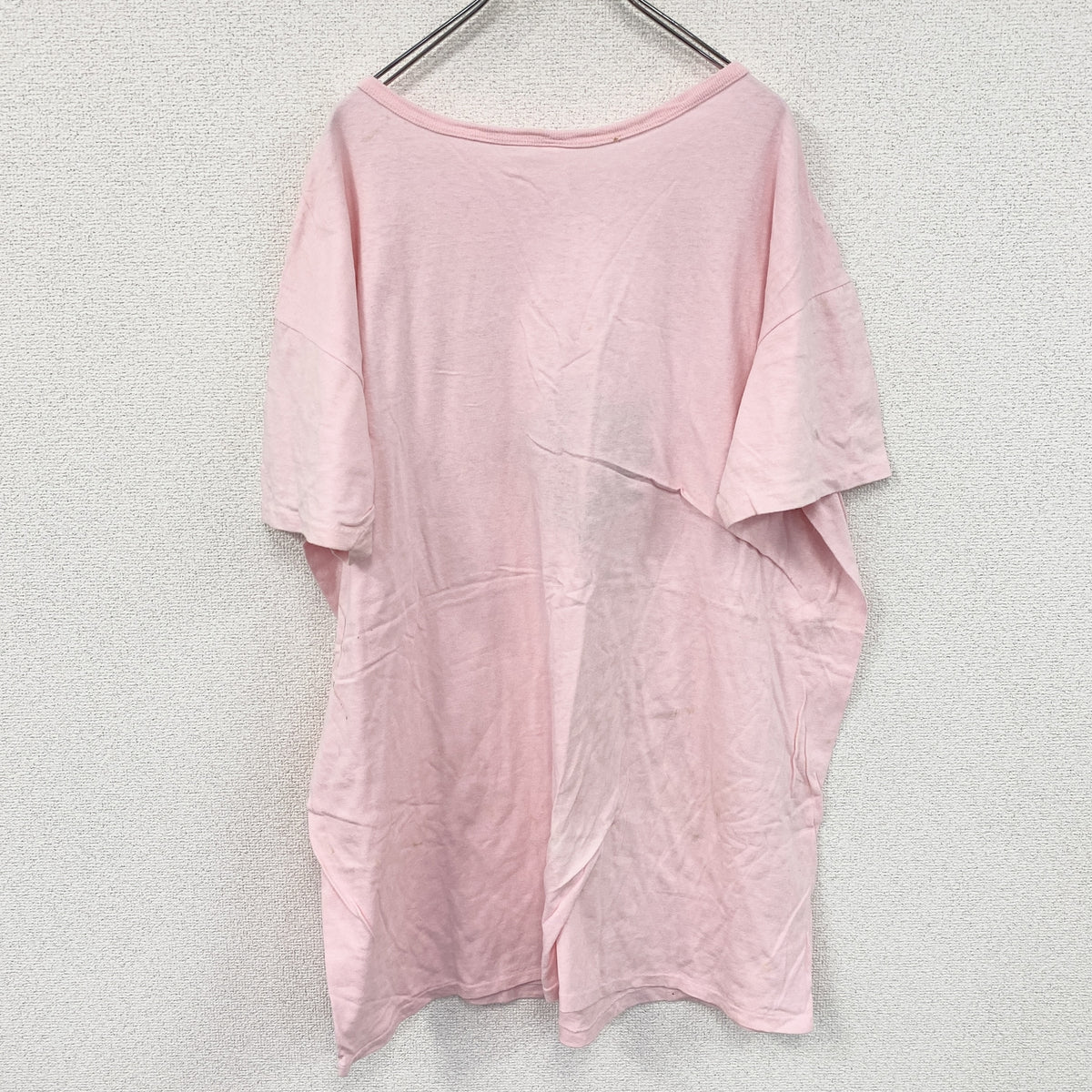 HEARTLAND　ハートランド　半袖プリントTシャツ　シングルステッチ　ヴィンテージ　ピンク　ONEサイズ　古着