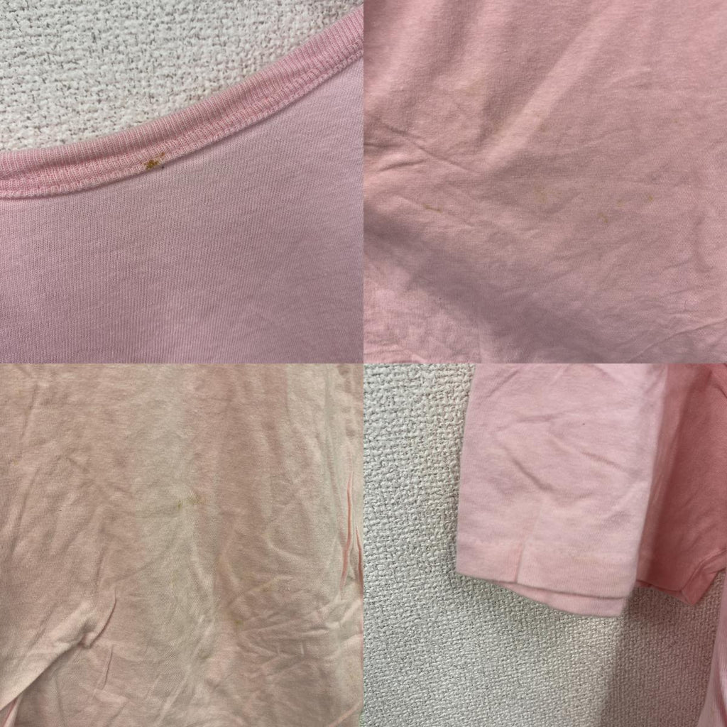 HEARTLAND　ハートランド　半袖プリントTシャツ　シングルステッチ　ヴィンテージ　ピンク　ONEサイズ　古着