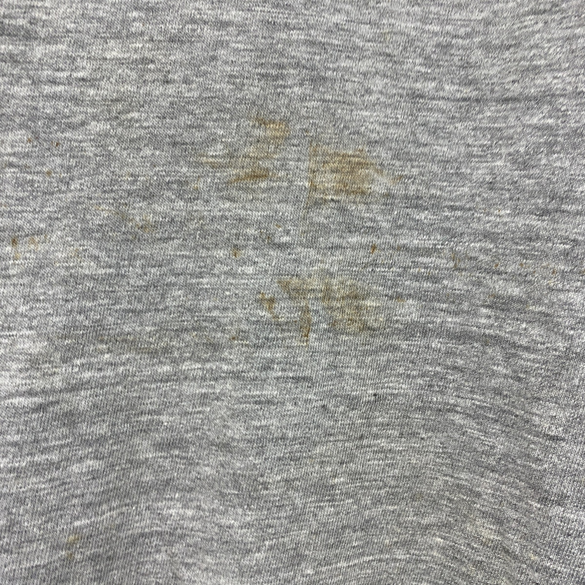 Collegiate Pacific　カレッジエイトパシフィック　半袖プリントTシャツ　シングルステッチ　ヴィンテージ　グレー　Mサイズ　古着