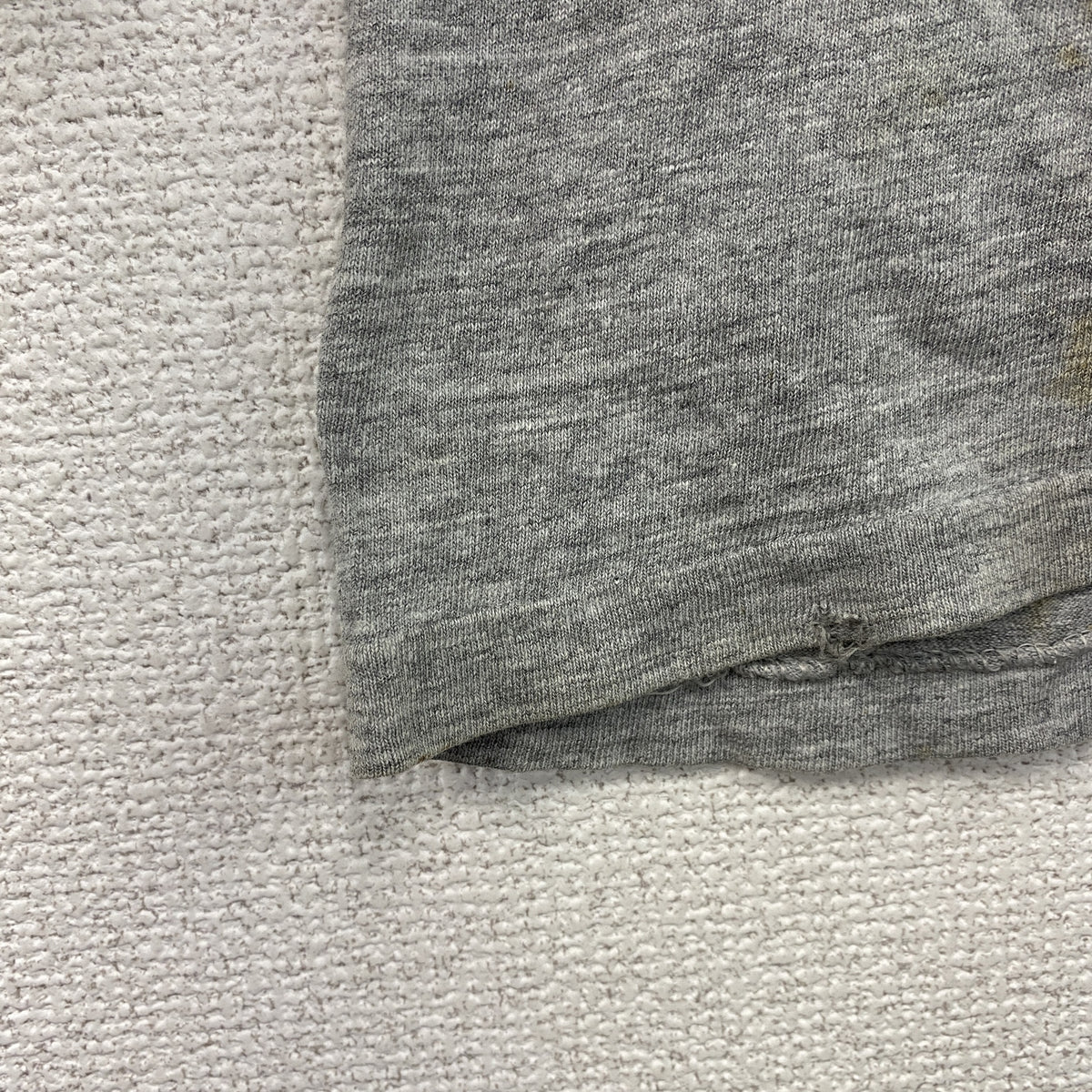 Collegiate Pacific　カレッジエイトパシフィック　半袖プリントTシャツ　シングルステッチ　ヴィンテージ　グレー　Mサイズ　古着