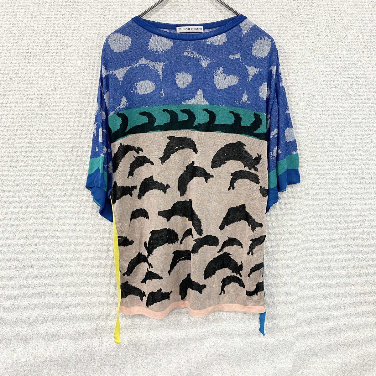 TSUMORI CHISATO　ツモリチサト　半袖Tシャツ　マルチカラー　2サイズ　古着