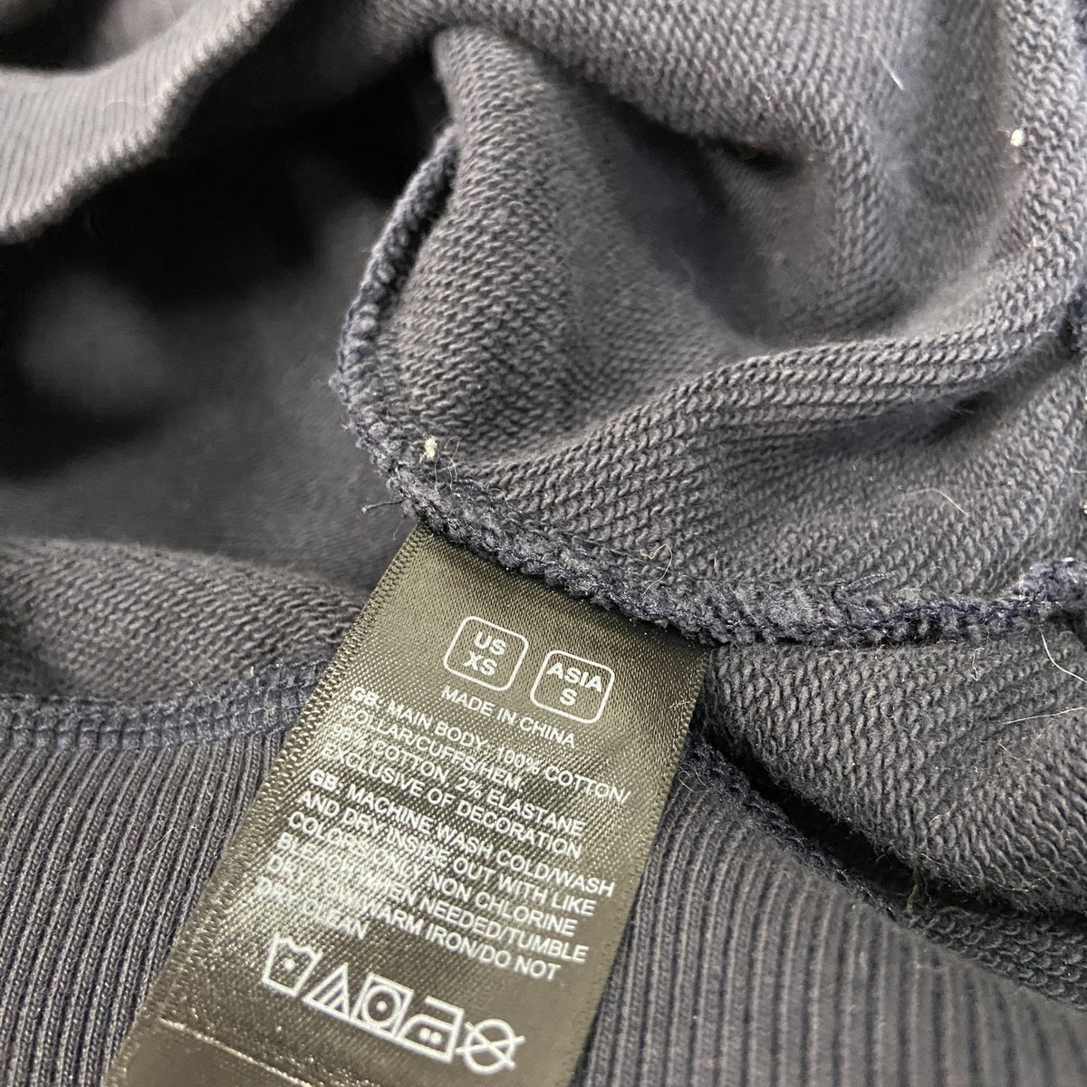 THE NORTH FACE　ザ・ノースフェイス　スウェット/トレーナー　黒　ブラック　XSサイズ　古着