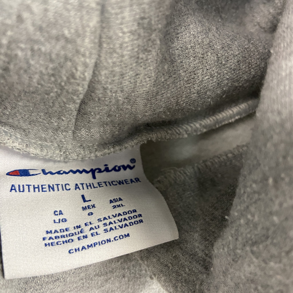 Champion　チャンピオン　スウェットパーカー/フーディー　グレー　Lサイズ　古着