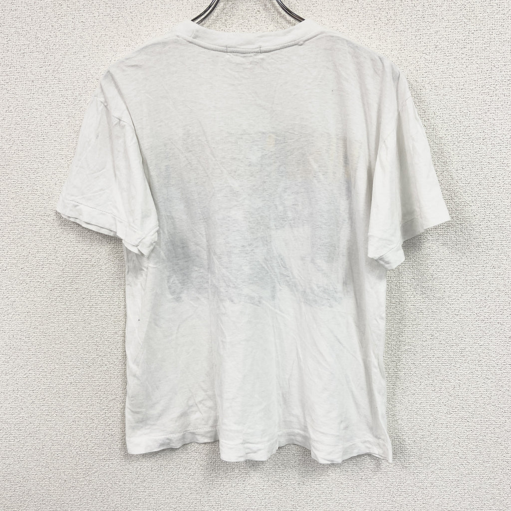 Ma-Gifte　半袖プリントTシャツ　シングルステッチ　ヴィンテージ　白　ホワイト　Mサイズ　古着