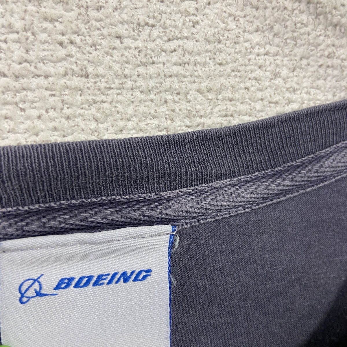 BOEING　半袖プリントTシャツ　黒　ブラック　Lサイズ　古着