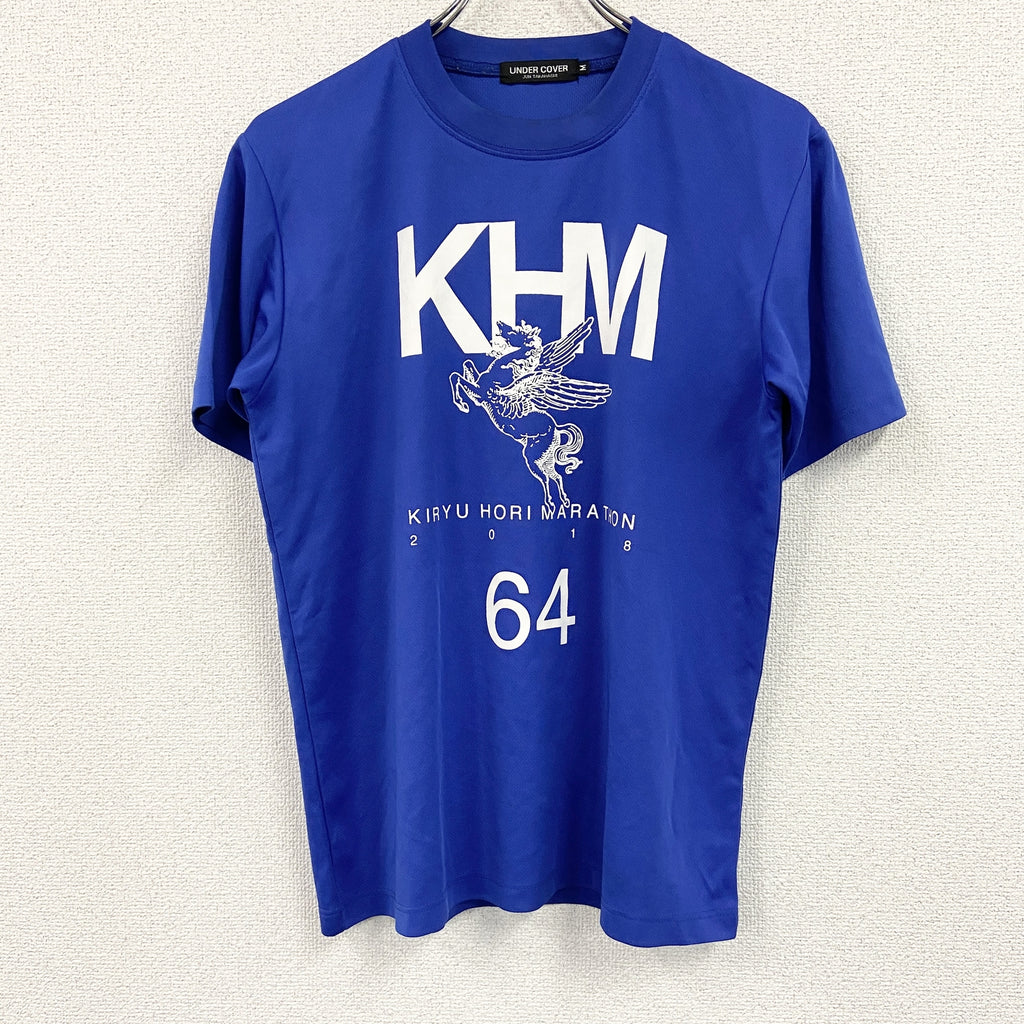 undercover　アンダーカバー　半袖プリントTシャツ　青　ブルー　Mサイズ　古着