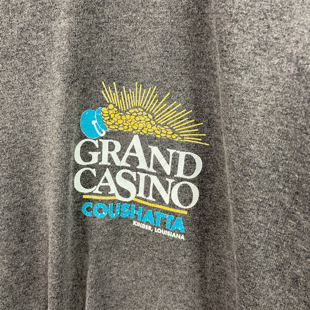 ONEITA　オニータ　半袖プリントTシャツ　シングルステッチ　ヴィンテージ　ダークグレー　XLサイズ　古着