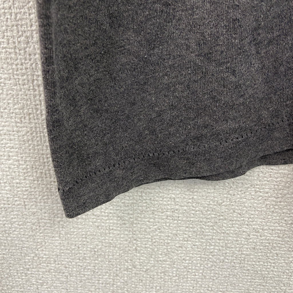 ONEITA　オニータ　半袖プリントTシャツ　シングルステッチ　ヴィンテージ　ダークグレー　XLサイズ　古着