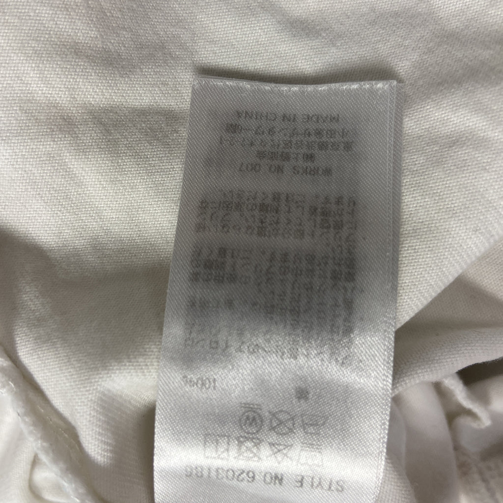 AVIREX　アヴィレックス　長袖プリントTシャツ/ロンT　白　ホワイト　FREEサイズ　古着