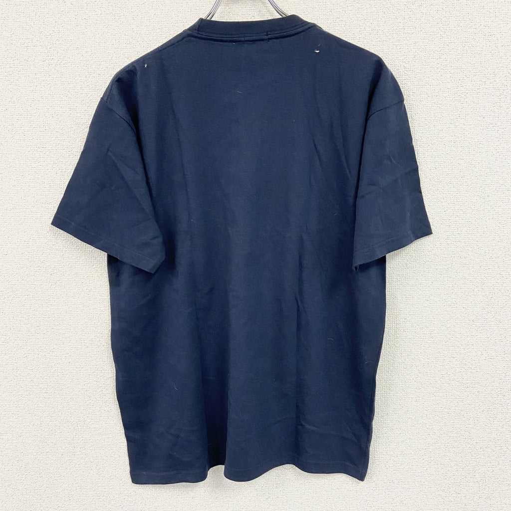Calvin Klein Jeans　カルバンクラインジーンズ　半袖プリントTシャツ　未使用品　紺　ネイビー　Mサイズ　古着