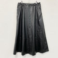 ZARA　ザラ　フェイクレザーロングスカート　黒　ブラック　Mサイズ　古着