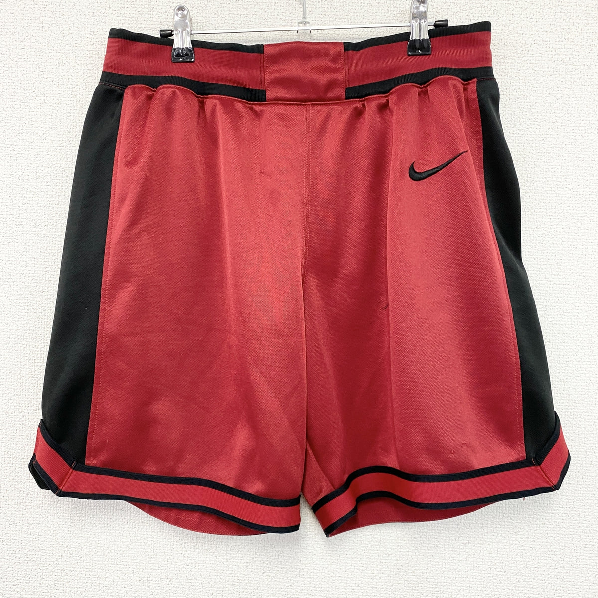 NIKE　ナイキ　ハーフパンツ/ショートパンツ　スウッシュ　赤　レッド　Lサイズ　古着