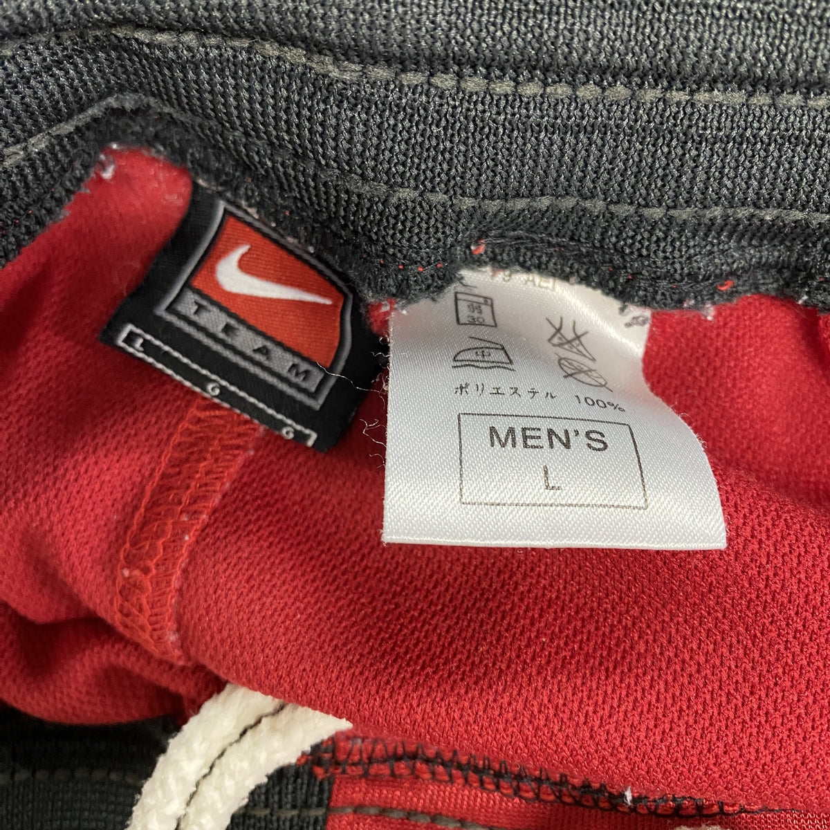 NIKE　ナイキ　ハーフパンツ/ショートパンツ　スウッシュ　赤　レッド　Lサイズ　古着
