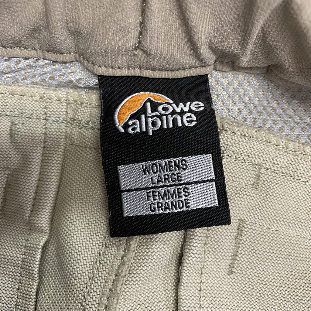 Lowe alpine　ロウアルパイン　トレッキングハーフパンツ/ショートパンツ　ベージュ　Lサイズ　古着