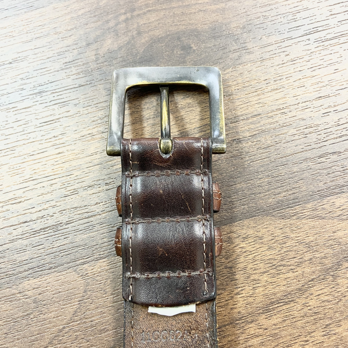 Columbia　コロンビア　レザーベルト　茶色　ブラウン　古着