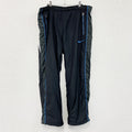 NIKE　ナイキ　ピステパンツ/ウィンドパンツ　トラックパンツ　スウッシュ　黒　ブラック　Lサイズ　古着